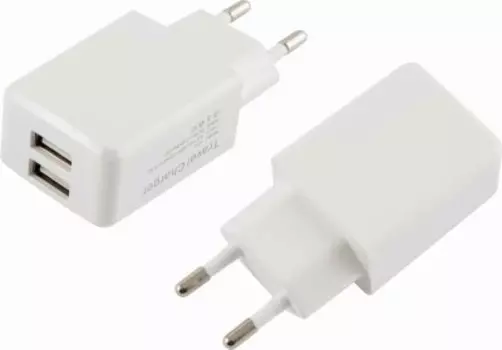 Сетевое зарядное устройство Energy 2 usb разъема белый