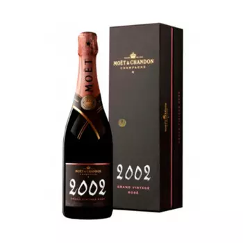 Шампанское моэт и шандон гран винтаж розе 2002 0,75л 12,5% розовое брют п/уп франция