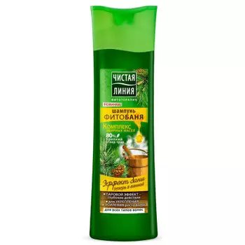 Шампунь чистая линия 400мл фитобаня