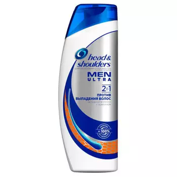 Шампунь Head&amp;Shoulders мен 400мл 2в1 против выпадения волос