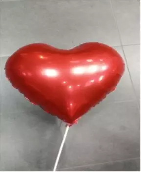 Шар сердце 9 дюймов фольга