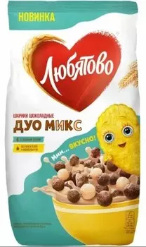 Шарики любятово 200 г дуо микс пакет