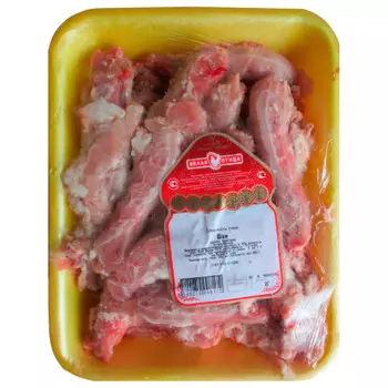 Шеи цыпленка бройлера охл белая птица