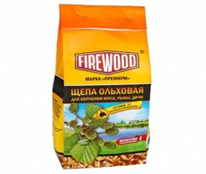 Щепа для копчения ольха 200 гр севзапуголь фаи вуд