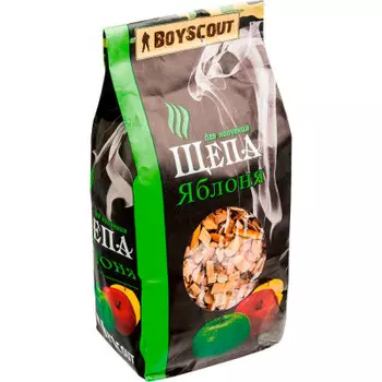 Щепа для копчения яблоня 1 л бойскаут 61056