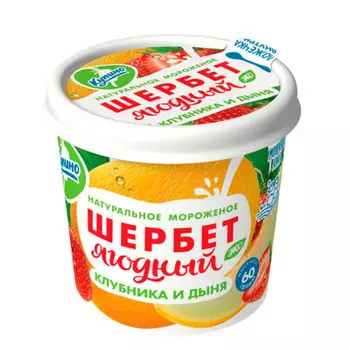 Щербет купино 60г дыня клубника стакан