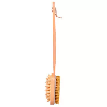 Щетка Банные штучки 42см двусторонняя деревянная с импульсным массажером