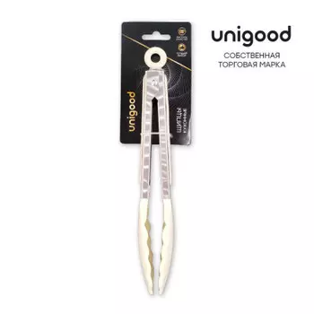 Щипцы кухонные 27 см Unigood айвори tr-kus-s001 w1