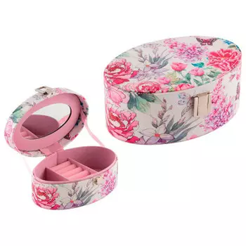 Шкатулка цветы 17,5х11,2х6см