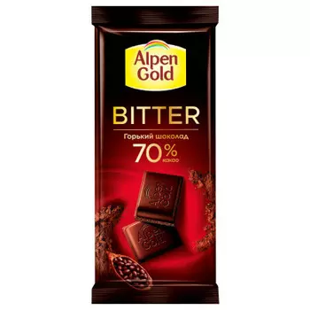 Шоколад Alpen Gold Dark 85г горький крафт
