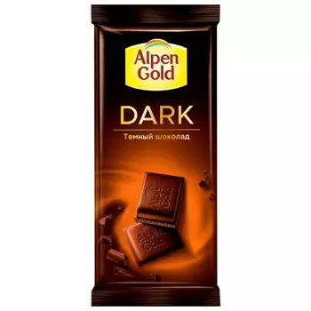 Шоколад Alpen Gold Dark 85г тёмный крафт