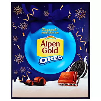 Шоколад Alpen Gold Oreo 190 г крафт
