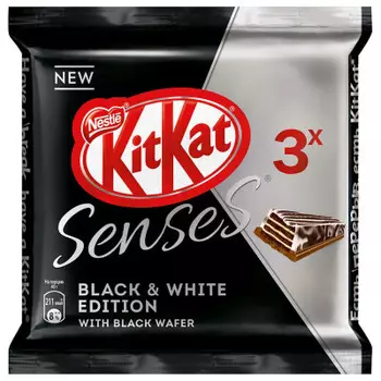 Шоколад KitKat 120 г черный и белый мультипак Nestle