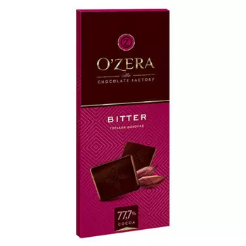 Шоколад Ozera 90г Bitter 77,7% горький