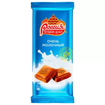 Шоколад Россия 90 г молочный Nestle