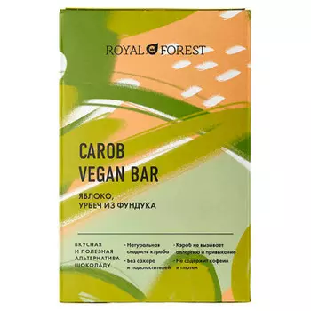 Шоколад Royal Forest 50г яблоко, урбеч из фундука