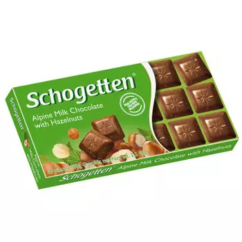 Шоколад шогеттен 100 г молочный с фундуком