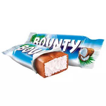 Шоколадные батончики баунти минис