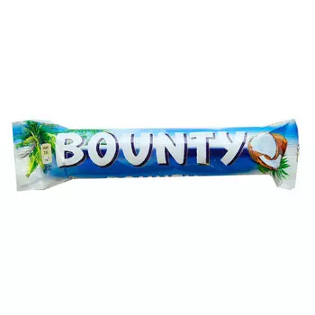 Шоколадный батончик Bounty 55г Mars