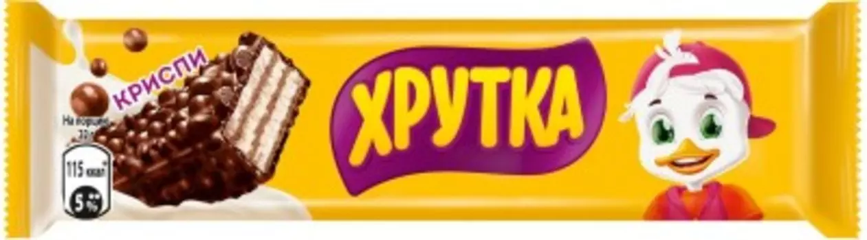 Шоколадный батончик хрутка 22 г нестле