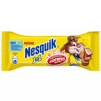 Шоколадный батончик Nesquik 28 г