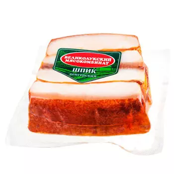 Шпик венгерский копченый 300 г великолукский м-т
