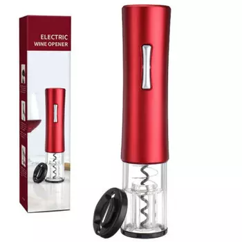 Штопор электрический 22, 9*4.9 см красный bt-mf298