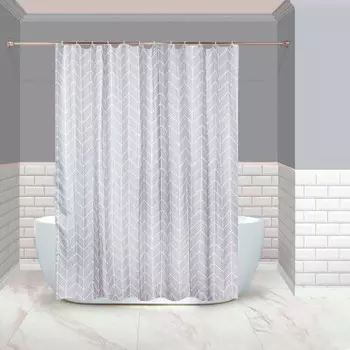 Штора для ванной 200*180 см мастер хаус полиэстер