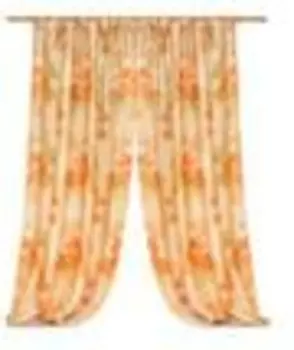 Штора флора блэкаут 140*260 бежевый 6090260