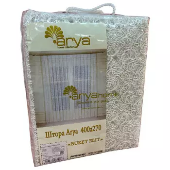 Штора-тюль Ария 400x270 букет элит кремовый