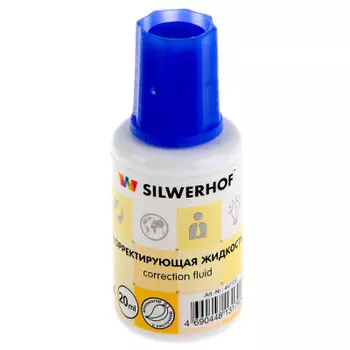 Штрих 20мл Silwerhof с губкой на спиртовой основе 80853