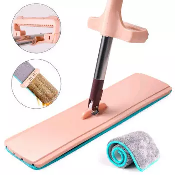 Швабра плоская Absolut Home отжимной механизм zt-35