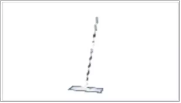 Швабра плоская абсолют хоум микрофибра ручка нержавеющая сталь а0026