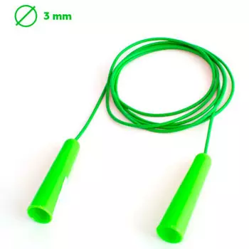 Скакалка цветная лидер длина 2.5 м зеленый 25401