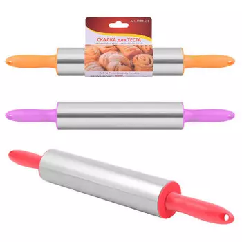 Скалка 42см мультидом нержавеющая сталь an80-116