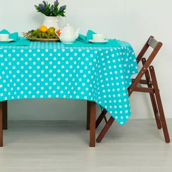 Скатерть 110*145см Этель мятная карамель