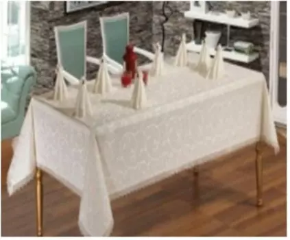 Скатерть 160 х220 шампань