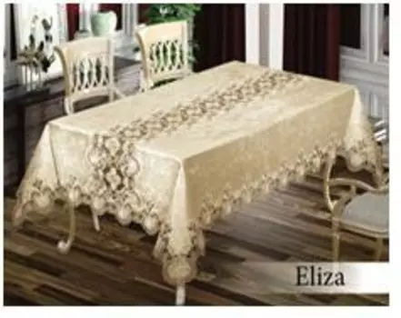 Скатерть 160х220 eliza кофейный