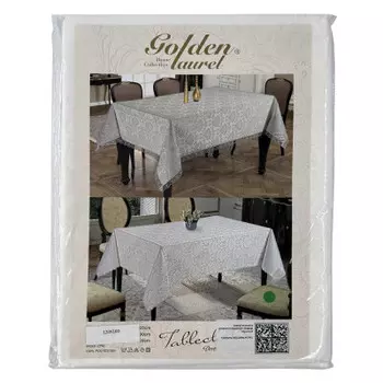 Скатерть голден лаурель 120*160 см белый