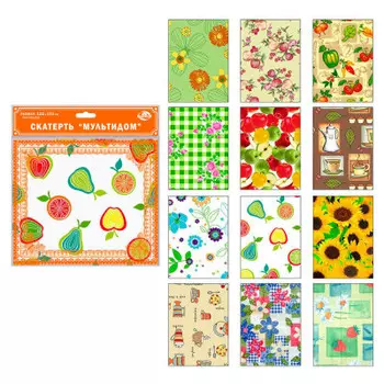 Скатерть МультиДом 122*152см винил ss65-50