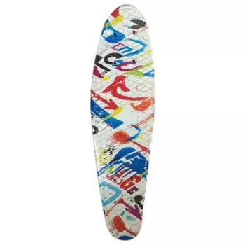 Скейтборд граффити белый 3142