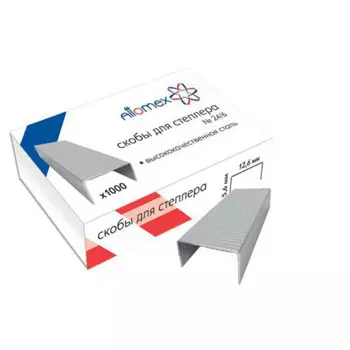 Скобы №24/6 Attomex 1000шт