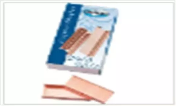 Скобы центрум №24 медный 80613