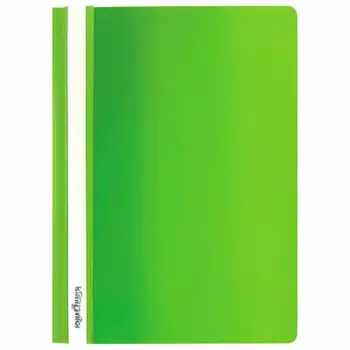 Скоросшиватель Юнландия а4 салатовый пластиковый 130/180мкм 228679
