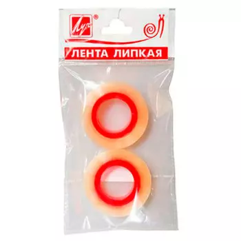 Скотч луч 12мм*30м 2шт 80276