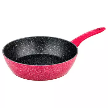 Сковорода 24 см агнесс красная глубокая антипригарное покрытие 893-124