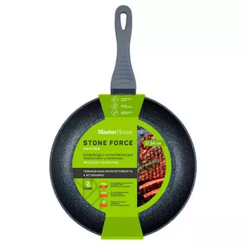 Сковорода 24 см мастер хаус шеф карло индукция мраморное покрытие 75180