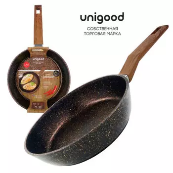 Сковорода 24 см Unigood антипригарное покрытие