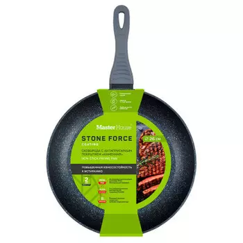 Сковорода 26 см мастер хаус шеф карло индукция мраморное покрытие 75188