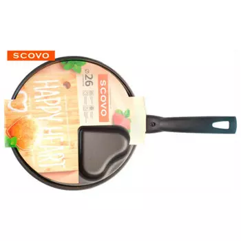 Сковорода 26см Сково с сегментами в виде сердечек rh-002